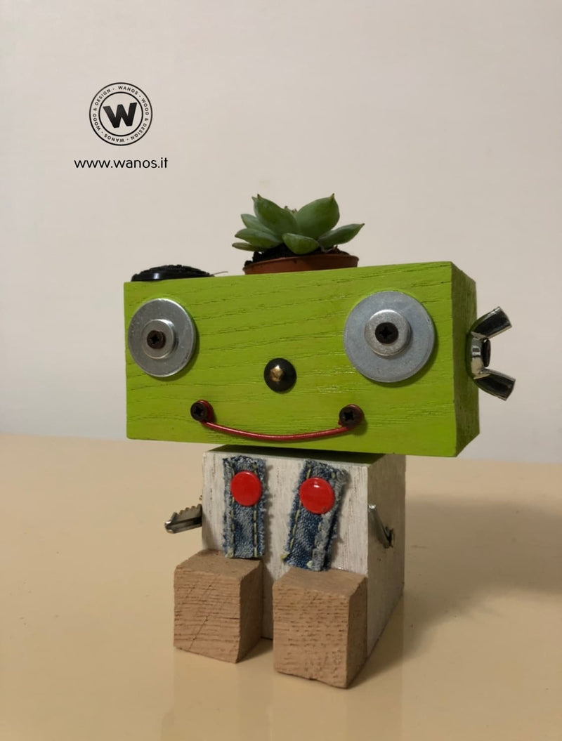 Porta Piante grasse Robot