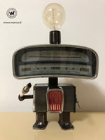 Robot Iron lamp Fiat 1100 Vintage 1965