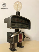 Robot Iron lamp Fiat 1100 Vintage 1965