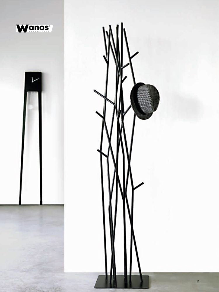 Appendiabiti "Johana" di design realizzato in metallo in stile geometrico minimale