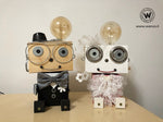 Robot Lamp "Coppia di sposi"
