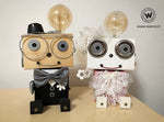 Robot Lamp "Coppia di sposi"