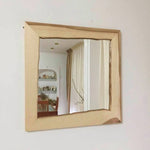 Specchio Con Cornice In Legno Massello Di Frassino