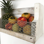 Provençal Shabby Chic style wall mounted fruit bowl