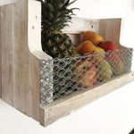 Provençal Shabby Chic style wall mounted fruit bowl
