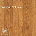 Coffee Table di design realizzato con legno massello di castagno invecchiato