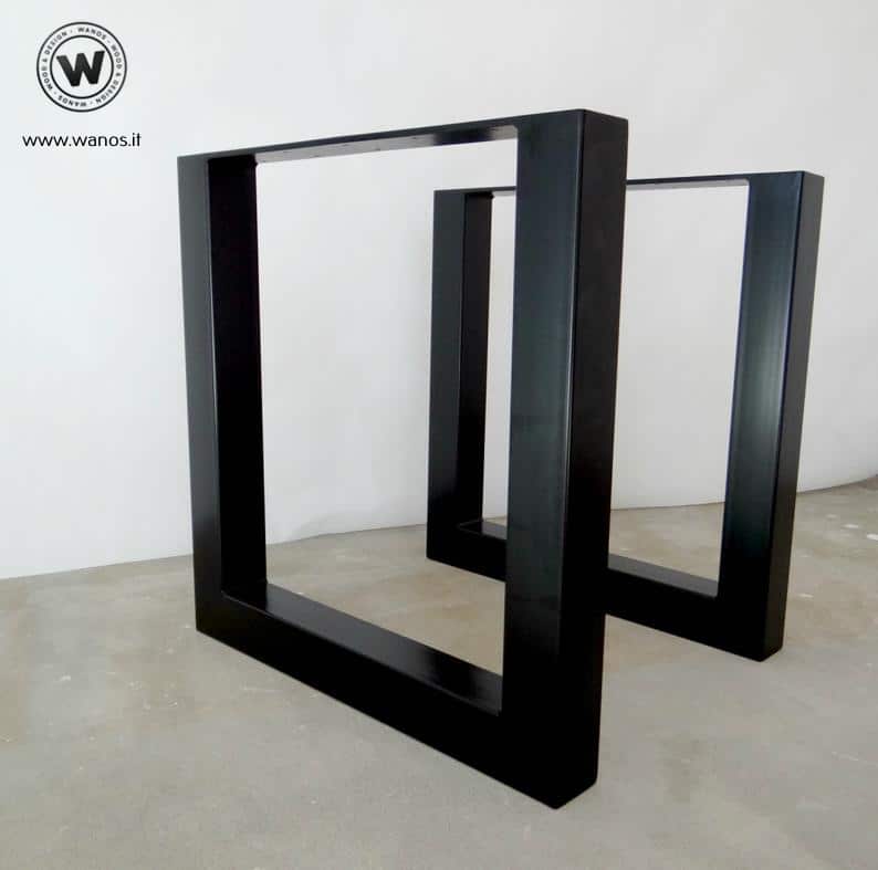 Metal structure for design table