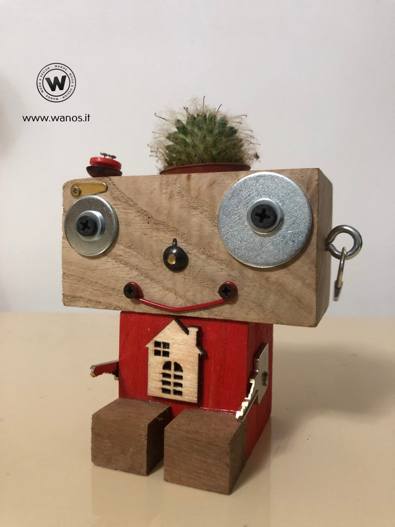 Robot Succulent Plant Holder