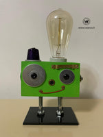 Robot lamp small "Acid Green"