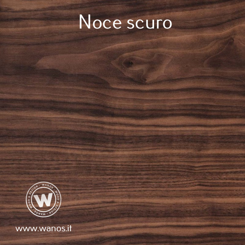 Mensole di design realizzate con ripiano in metallo e legno massello d –  Wanos Wood & Design
